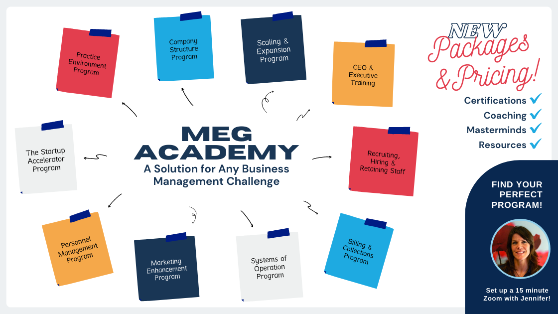 MEG Academy - Physical Therapy Business Management Solutions