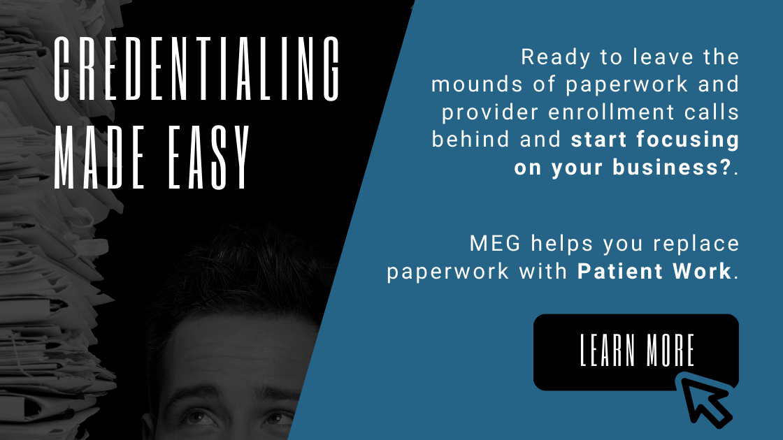 MEG Credentialing Service Information