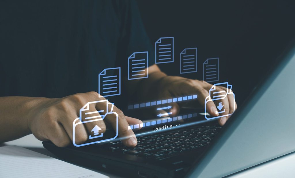 EMR data migration expert in the process of migrating data.